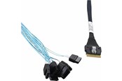 SAS / SCSI kabel - Microchip ACK I SLIMSASX8 8SATAX1 0.8M - 2305800-R