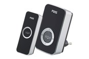 El-apparater - Foss Europe TREND Dørklokke DESIGN plug in, sort - 102005