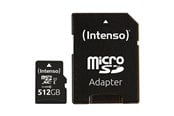 Hukommelseskort - Intenso microSD UHS-I Premium - 45MB/s - 512GB - 3423493