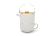 Køkkentilbehør - bredemeijer Tekande m/kop, 1person, hvid, 500ml, Umea - 142007