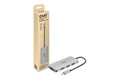 USB hub - Club 3D CSV-1547 - hub - 4 ports USB hub - USB 3.2 - 4 ports - Grå - CSV-1547