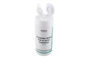 Systemtilbehør (kølepasta mv.) - Deltaco Wet Wipes For Plastic Surfaces 100pcs - CK1022