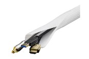 Kabel Organisering - Deltaco Cable Sorting Stocking 3 m White - LDR17
