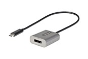 Skærmkabel - StarTech.com USB C to DisplayPort Adapter - 8K/4K 60Hz USB-C to DisplayPort 1.4 Adapter Dongle - USB Type-C to DP Monitor Video Converter - Works w/Thunderbolt 3 - CDP2DPEC