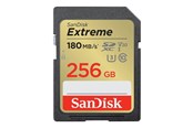 Hukommelseskort - SANDISK Extreme SD - 180MB/s - 256GB - SDSDXVV-256G-GNCIN