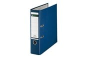 Brevordnere og Ringbind - Leitz Brevordner 180° PP A4/80mm, 90% recirkuleret karton, 30% før-forbruger recirkuleret plastik Blå - 10101035