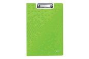 Mapper og Clipboards - Leitz Clipboard med forside WOW A4 Grøn - 4199-00-54