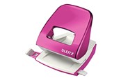 Hulapparater & Hæftemaskiner - Leitz Hulapparat 5008 NeXXt WOW, 2-huls 30 ark Pink - 50081023