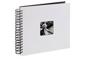 Fotoalbum & -arkivering - Hama "Fine Art" Spiral Album 28 x 24 cm 50 Black Pages chalk - 2108