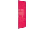 Konference & Præsentation - Nobo lille glas whiteboard panel 300x900mm Rød - 1915606
