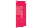 Konference & Præsentation - Nobo lille glas whiteboard panel 300x600mm Rød - 1915605