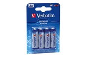 Batteri - Verbatim battery - 4 x AA type - Alkaline - 49921