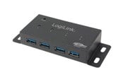 USB hub - LogiLink USB 3.0 hub 4-Port metal housing USB hub - USB 3.2 - 4 ports - UA0149