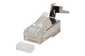 Netværkskabel - LogiLink RJ45 modular plug Cat.8.1/Cat.6A shielded 10 pcs. - MP0030