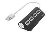 USB hub - Hama hub - 4 ports USB hub - 4 ports - Hvid - 00200119