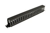 Rack skabe - Tripp Lite Rack Enclosure Horizontal Cable Manager (finger duct) 1URM - rack cable management duct with cover - 1U - SRCABLEDUCT1U