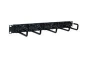 Rack skabe - Tripp Lite Rack Enclosure Cabinet Horizontal Cable Ring Flexible 1URM - rack cable management kit - 1U - SRCABLERING1U