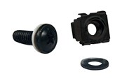 Rack skabe - Tripp Lite Rack Enclosure Cabinet Square Hole Hardware Kit Screws Washers - rack screws nuts and washers - SRCAGENUTS