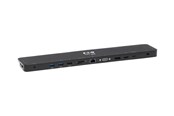 Dockingstation - Tripp Lite Triple-Monitor USB C Dock USB C Docking Station with 4K HDMI & DisplayPort VGA - USB-A/C GbE 100W PD Black - docking station - USB-C 3.1 / Thunderbolt 3 - VGA HDMI DP - GigE - U442-DOCK7D-B