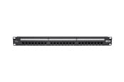 Netværkstilbehør - Tripp Lite Cat6 24-Port Patch Panel - PoE+ Compliant 110/Krone 568A/B RJ45 Ethernet 1U Rack-Mount TAA - patch panel - 1U - 19" - TAA Compliant - N252-P24