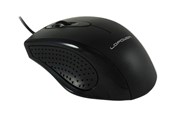 Mus - LC Power M710B - Mus - Optisk - 3 knapper - Sort - LC-M710B