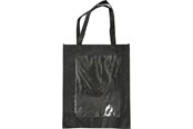Skoletilbehør - Creativ Company Shoulder Bag with Plastic Front Black - 49982