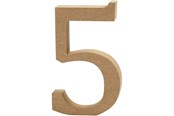 Kreativitet & Hobbyartikler - Creativ Company Number 5 MDF 8cm 1pc. - 56396