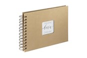 Fotoalbum & -arkivering - Hama "Craft" Spiral Album 24 x 17 cm 40 Kraft Paper Pages - 7210