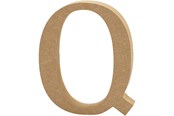 Kreativitet & Hobbyartikler - Creativ Company Letter Q MDF 8cm 1pc. - 56376
