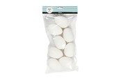 Kreativitet & Hobbyartikler - Creativ Company Goose eggs White 8st. - 51022