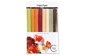 Papir, Fotopapir og Etiketter - Creativ Company Crepe Paper Pastel Colors 8 Sheets - 209002