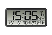 Boligindretning - Hama "Jumbo" - clock - electronic - desktop wall mountable - black - 00186352