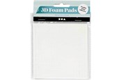 Tape & lim - Creativ Company 3D Foam Pads White 5x5x2mm 2 Sheets - 24639