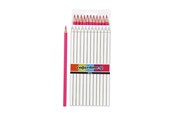 Skrive- og Tegneværktøjer - Creativ Company Colortime colouring pencils - Pink 12pcs. - 38573