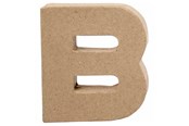 Kreativitet & Hobbyartikler - Creativ Company Letter Papier-mache Small - B - 26640