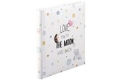 Fotoalbum & -arkivering - Hama "To The Moon" Bookbound Album 29 x 32 cm 60 White Pages - 3861