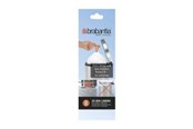 Rengøring - brabantia Size B - trash can liner - 5 L - high-density polyethylene (HDPE) - white - pack of 12 x 20 - 311741