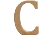 Kreativitet & Hobbyartikler - Creativ Company Letter C MDF 13cm 1pc. - 56312