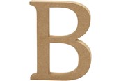 Kreativitet & Hobbyartikler - Creativ Company Letter B MDF 13cm 1pc. - 56311