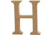 Kreativitet & Hobbyartikler - Creativ Company Letter H MDF 13cm 1pc. - 56317