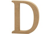 Kreativitet & Hobbyartikler - Creativ Company Letter D MDF 13cm 1pc. - 56313