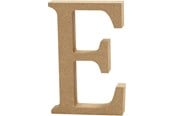 Kreativitet & Hobbyartikler - Creativ Company Letter E MDF 13cm 1pc. - 56314