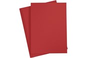 Papir, Fotopapir og Etiketter - Creativ Company Paper Red A4 80gr 20pcs. - 218013