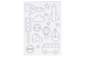 Kreativitet & Hobbyartikler - Creativ Company Color your own Magnets - Transport - 51235
