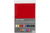Papir, Fotopapir og Etiketter - Creativ Company Velor Paper Color A4 10 Sheets - 270690