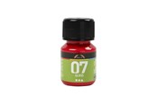 Hobby artikler - Creativ Company Permanent Glass Paint - Red 30ml - 31388