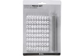 Kreativitet & Hobbyartikler - Creativ Company Stamp Set Rubber Letters and Numbers White - 78286