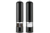 Køkkentilbehør - Cilio Salt-og pebermøllesæt, sort elektrisk BERGAMO 23cm - C615012
