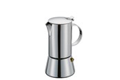 Kaffe og Espresso - Cilio Stempelkande 4 kopper stål AIDA - C342048