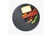Køkkentilbehør - Cilio Serveringsplade skifer rund, Ø30cm - C296556